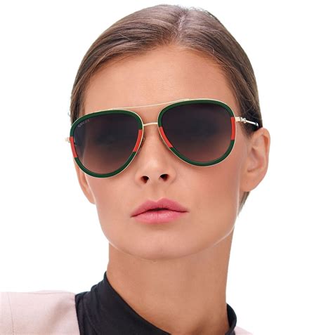 gucci green red sunglasses|Gucci gg0062s sunglasses.